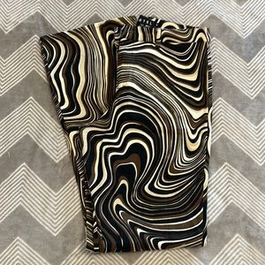 MOTEL Zoven Flare Trouser In 70'S Ripple